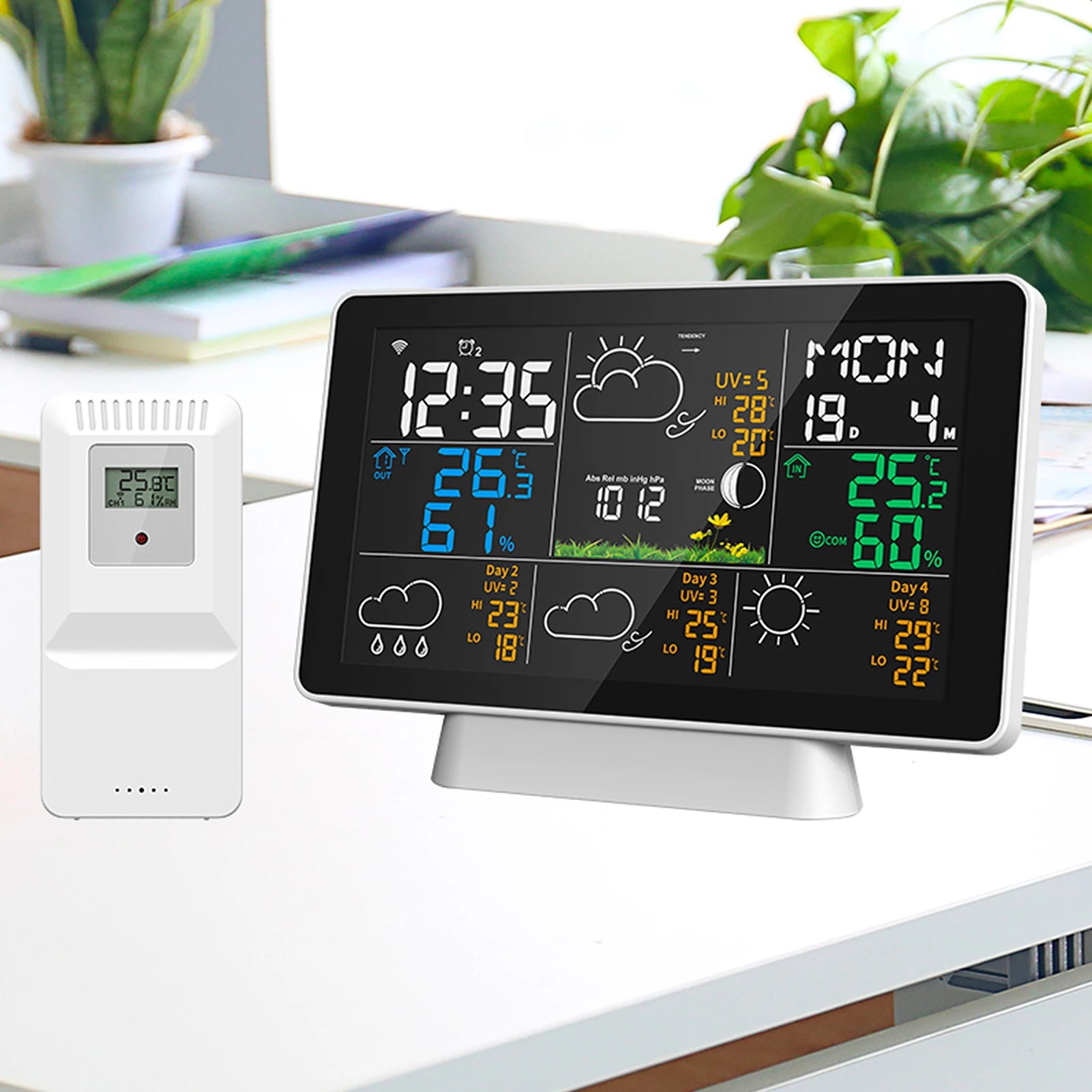 Wireless Weather Station With Outdoor Sensor And Color Display on Luulla
