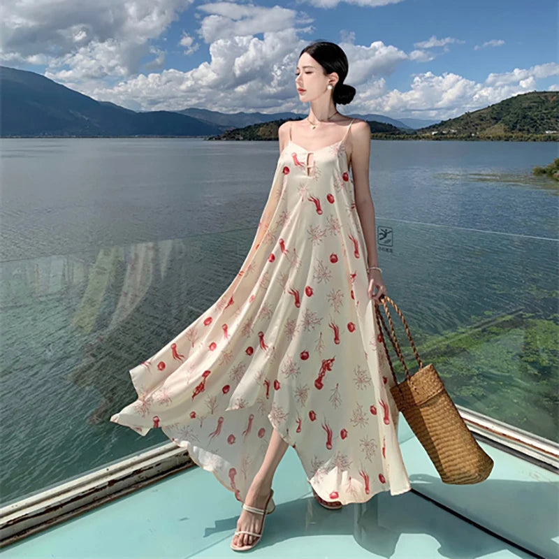 Beach Wear Floral Maxi Dress main image 1