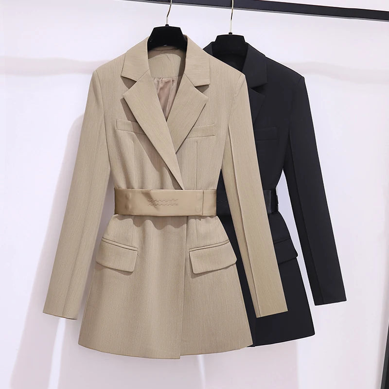 Women’s Slim Fit Double-Breasted Blazer Jacket main image 1