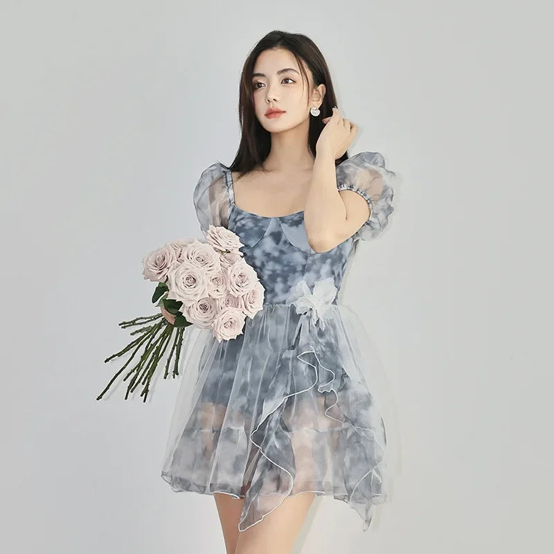 champagne mother of the bride dress with sleeves Colored Dresses Beaded Cape-Sleeve Jewel Classic Blue Painted Dresser permanent-markdown Size:XS / US 4