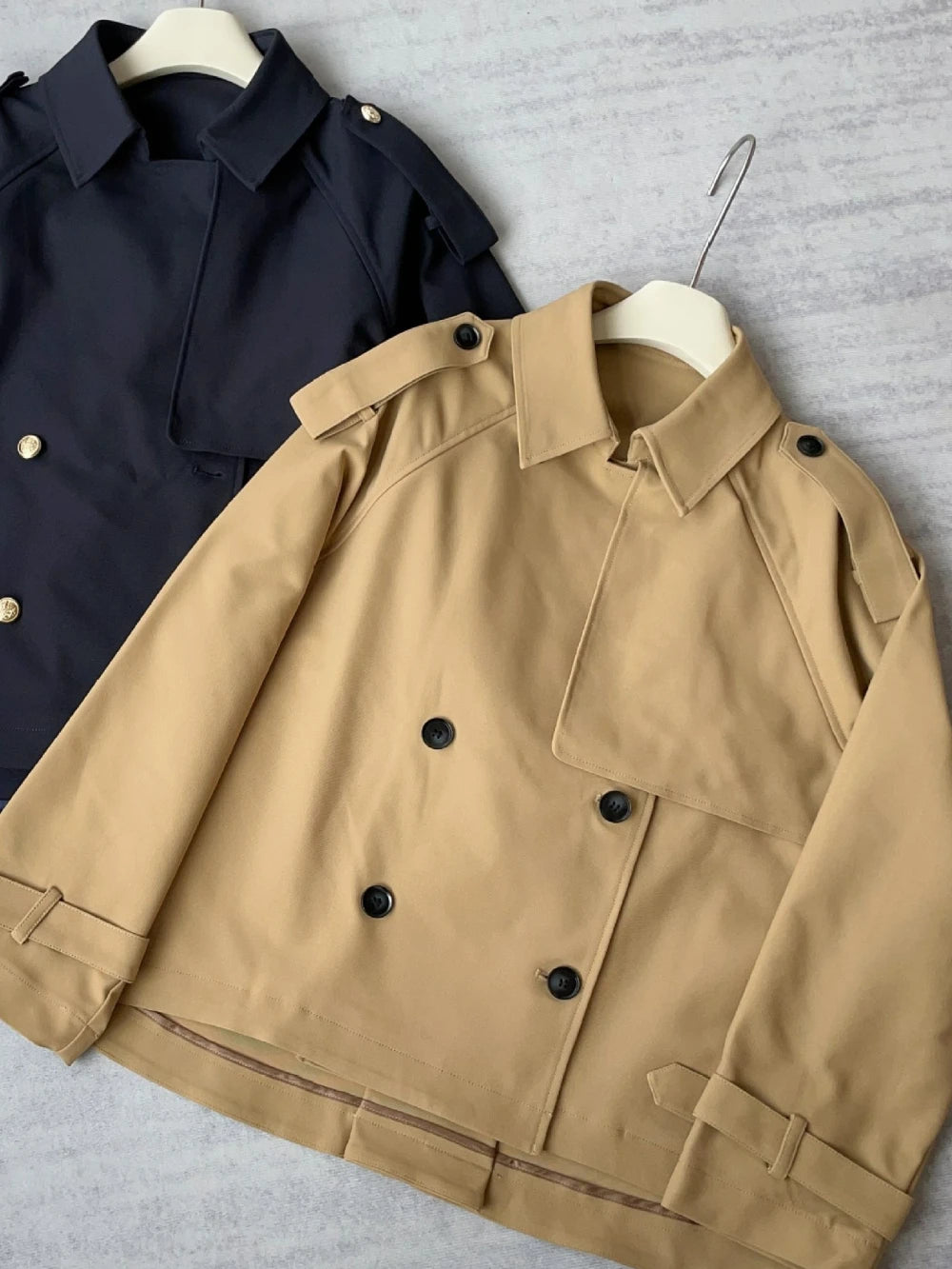 X EE72 Zake Double-Breasted Trench Coat main image 1